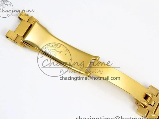 MiroTime 0105 WrinkleFree DayDate 40 228238 ARF 904L Steel YG Crystal Diamonds Bezel on President Bracelet VR 1550